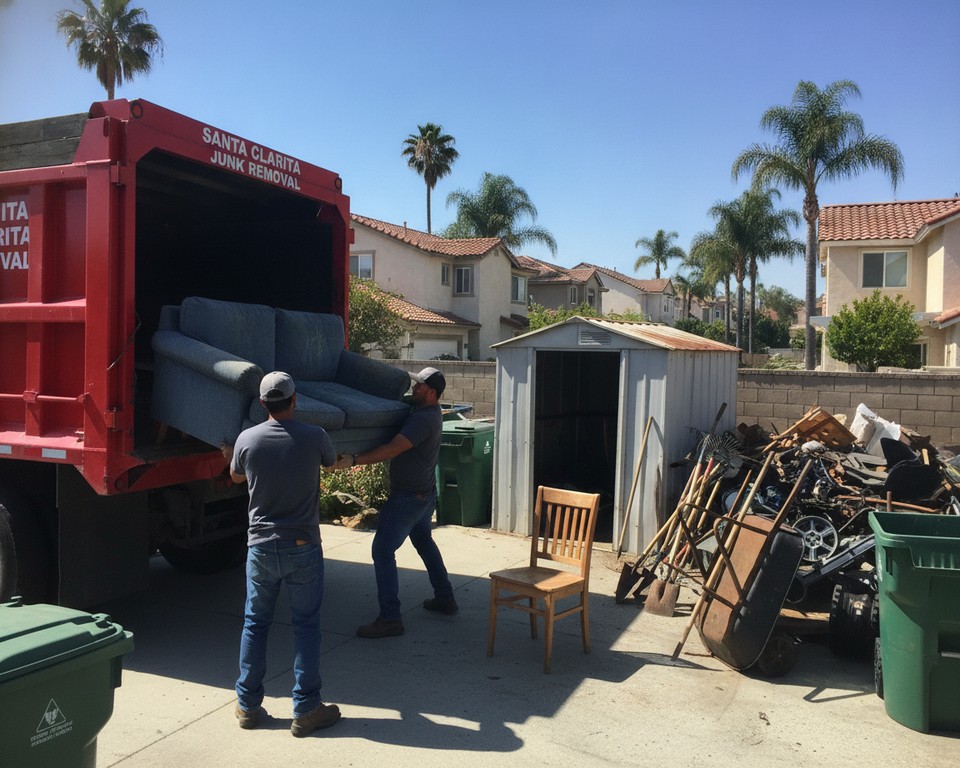 Backyard Junk Removal Santa Clarita Services